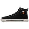 Snoopy X Lifestyle Series Canvas Casual Durable Breathable High-Top Skate Shoes Men Sneakers Black 912138604-2