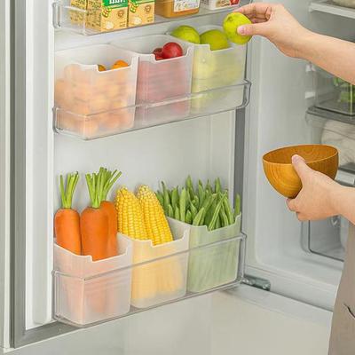 Холодильник, ящик для хранения свежих продуктов, боковая дверь холодильника, фрукты, овощи, специи, контейнер для еды, кухонный органайзер, ящики для хранения