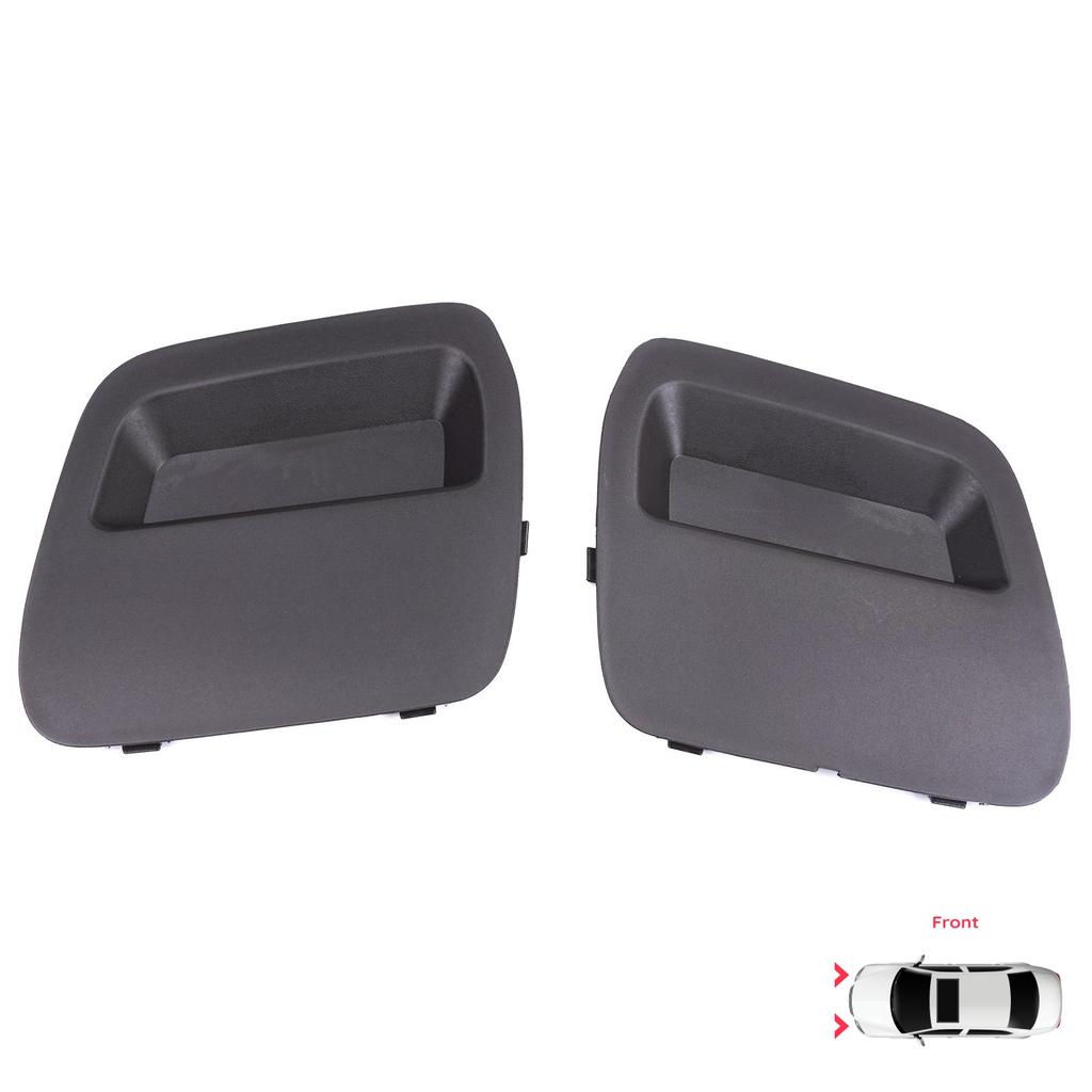 ESP1195 Front Bumper Tow Bar Hook Eye Cover Set Black for Renault Dacia Duster MK2 HM 2017-2023 511804555R