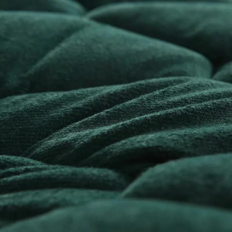 Роскошный утолщенный бархатный стеганый чехол на изголовье, однотонный высококачественный универсальный прикроватный чехол, мягкий плюшевый чехол на изголовье кровати