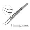 Small Tweezers Stainless Forceps Straight Tip 124-140mm 1pcs