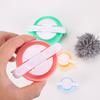 1 набор DIY Ручной Инструмент для Вязания Шариков из Шерстяной Пряжи, Набор Инструментов для Ручного Изготовления Шариков для Вязания, подходит для Крючка Круглых Шариков из Пряжи