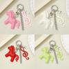 Cute Colorful Pony Musical Note Bead Pendant Keychain Creative Horses Baked Paint Alloy Backpack Decoration Pendant Accessories
