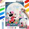 Digital Oil Painting Art Painting Fairy Moon Garden Handmade Diy Home Decorations