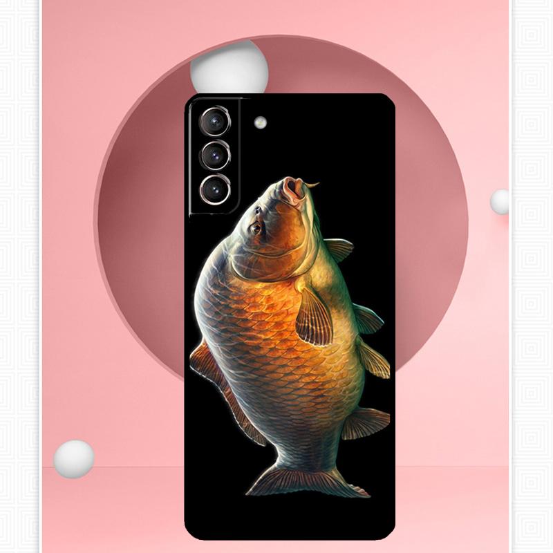 CARP FISH FISHING Case For Samsung Galaxy S24 Ultra S22 Plus S20 S21 FE S8 S9 S10 Note 10 20 S23 Ultra Cover