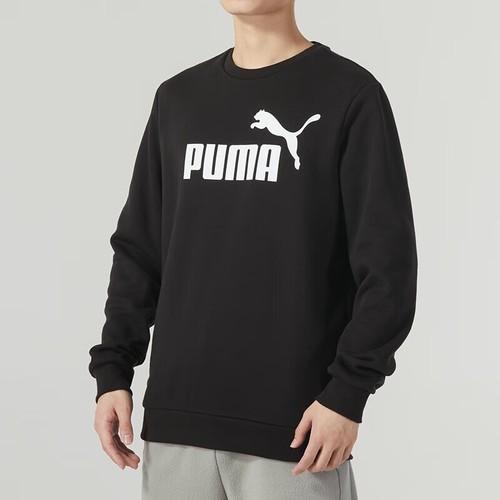 Puma Свитшот унисекс с принтом из букв на флисовой подкладке