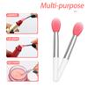 Dust-proof Cover Makeup Creative Silicone Lip Brush Exfoliating Lipstick Brush Lipstick Brush Set