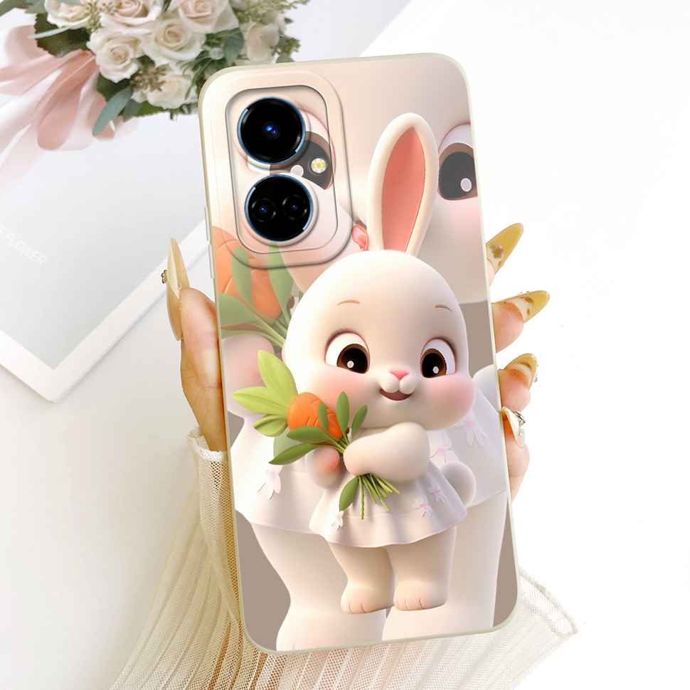 For Tecno Camon 19 CI6n Case Blue Pattern Cat Cover Soft Silicone Casing For Tecno Camon 19 Camon19 Cover Phone Shell