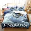 Постельное белье Horizon Zero Dawn Односпальное Двуспальное Полный Размер Queen King Размер Постельный Комплект для Взрослых Детей Спальни Пододеяльник Комплекты 3D Игровой Комплект Постельного Белья
