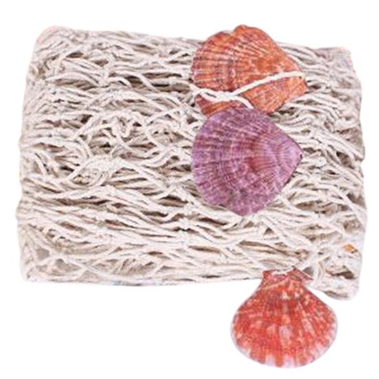 Декоративная имитация рыболовной сети из пеньковой веревки для помещений