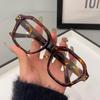 Retro Anti Blue Light Computer Glasses Frame Women Oversized Men Trendy Fashionable Stylish Eyeglasses Classic Spectacles