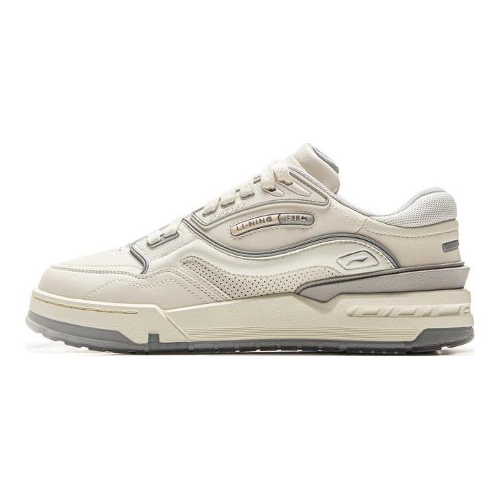 Li Ning 001 BTC 3 Амортизация Скользкие Устойчивые к истиранию Легкие Низкие Повседневная Обувь Унисекс Бежевый AGCV281-1