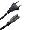 EU Plug Cable 2pin IEC320 C7 Extension Power Cord for Laptop Chargers Printer Radio Speaker LCD TV Monitors