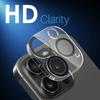 NORTHJO For iPhone 15 Pro/15 Pro Max Black Circles Camera Lens Protector Tempered Glass HD Clear 3D Full Coverage