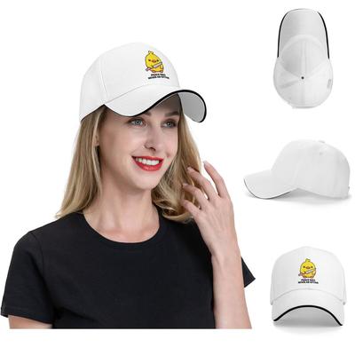 Кепки с принтом 'Утка Мир Никогда Не Был Вариантом' Snapback Бейсболки Дышащие Повседневные Кепки Для Улицы Унисекс