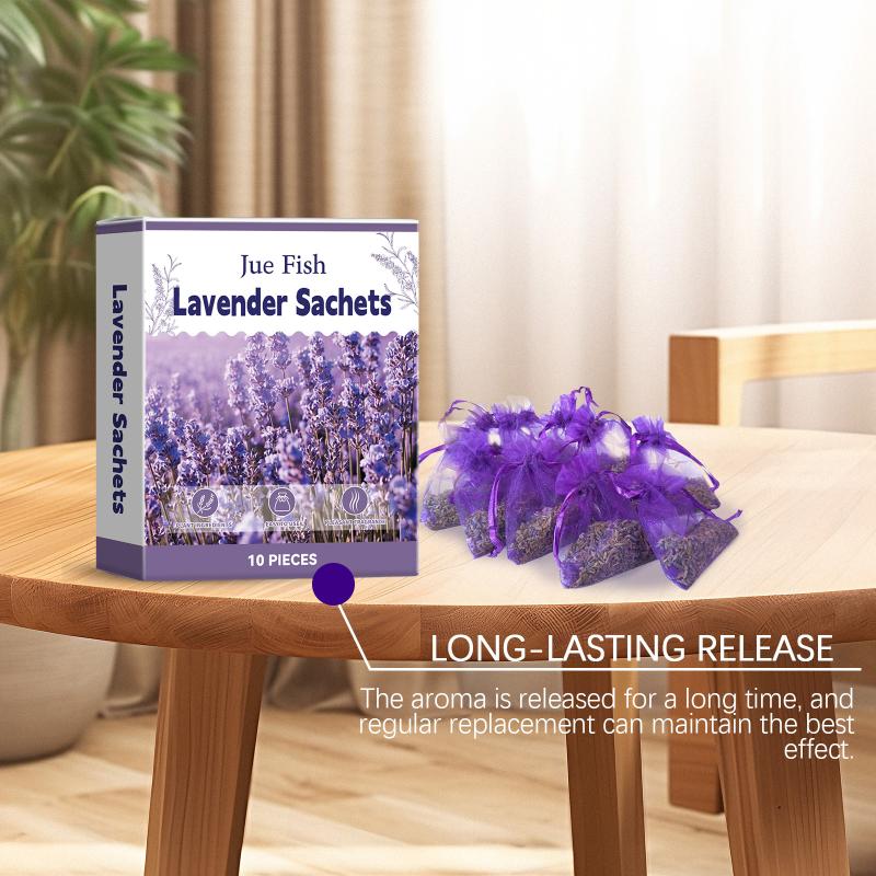 Lavender Dried Bud Flower Sachets Closet Drawer Freshener Scented Home Wardrobe Deodorizer Aromatherapy Natural Fragrance