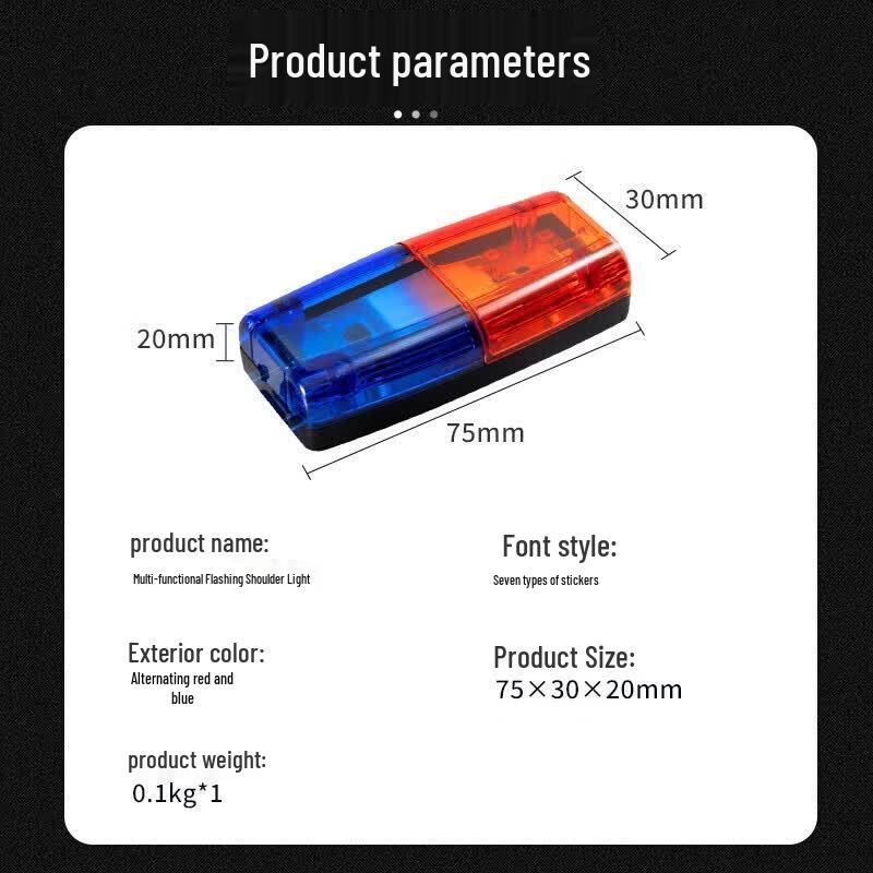 Multifunction LED Shoulder Warning Light