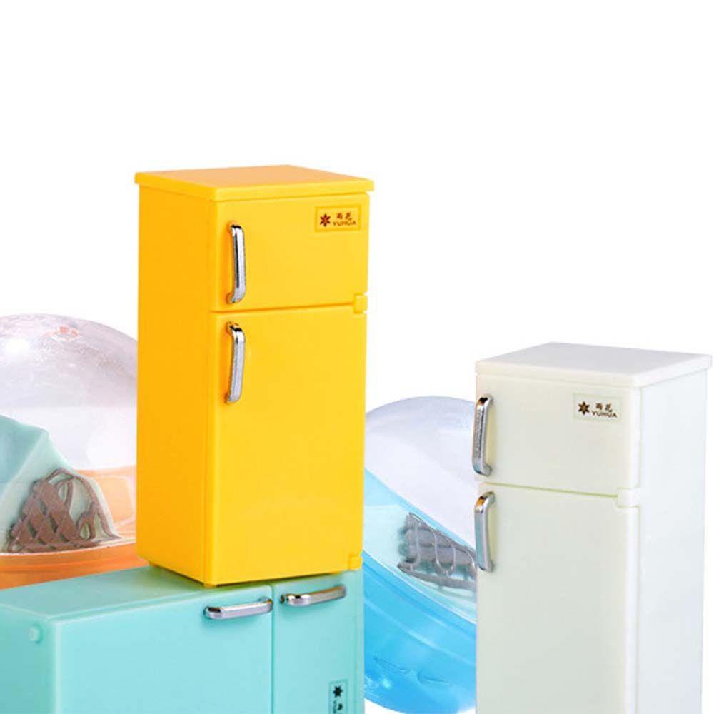 Toy Dollhouse Accessories Simulation Refrigerator Doll House Decoration 1:12 Dollhouse Miniature