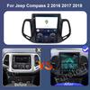 9,7-дюймовый автомобильный радиоприемник Android 14 для Jeep Compass 2 2016 2017 2018 головное устройство мультимедийный проигрыватель GPS навигация нет 2 Din Bluetooth