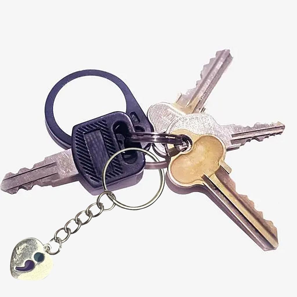 Точка с запятой брелок для ключей, предупреждающий самоубийства, осведомленность, вдохновляющий подарок для женщин и мужчин