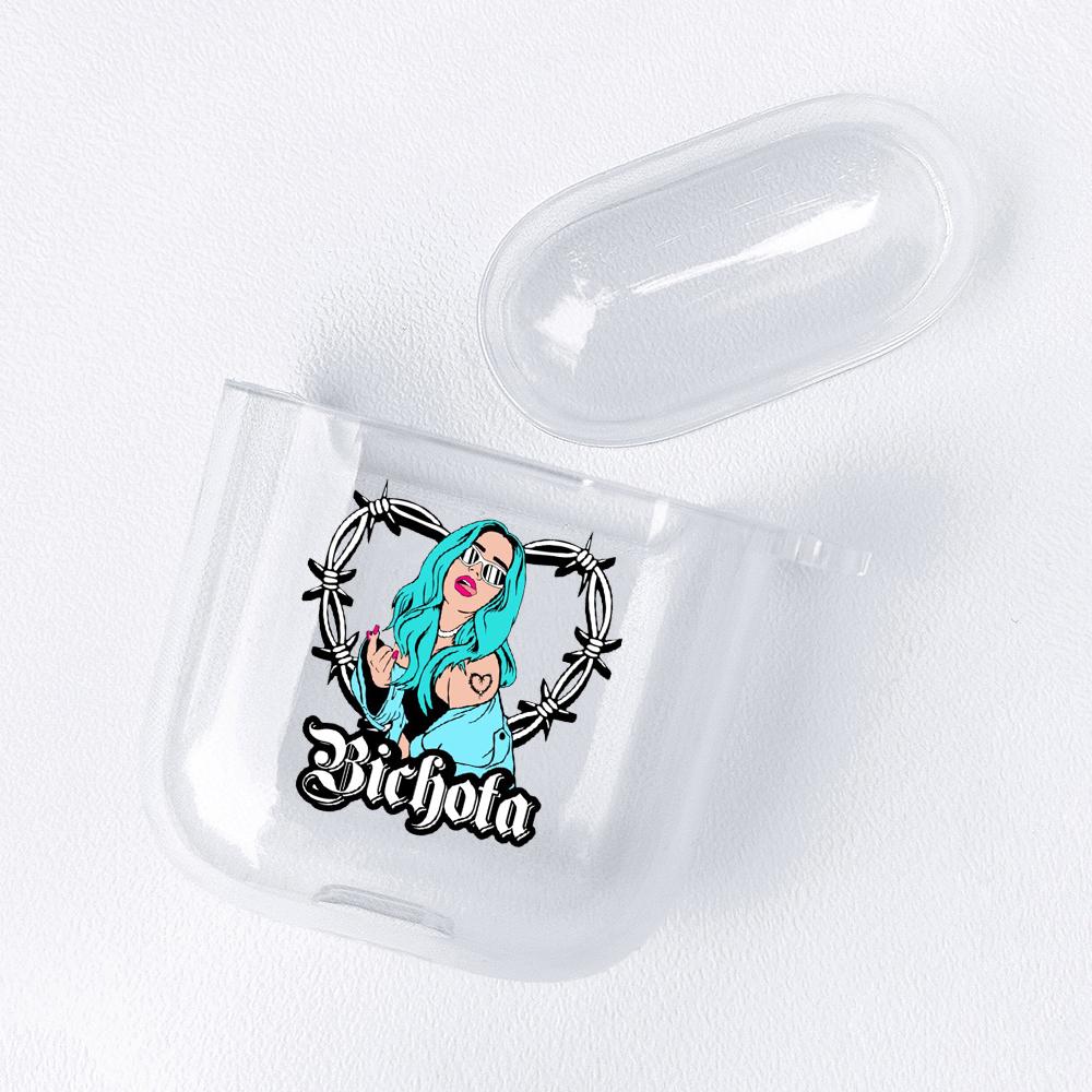 Чехол Manana Sera Bonito Bichota Karol G Airpods для Apple Airpods 2/1 3, мягкий защитный чехол Funda Airpods Pro, чехлы для наушников