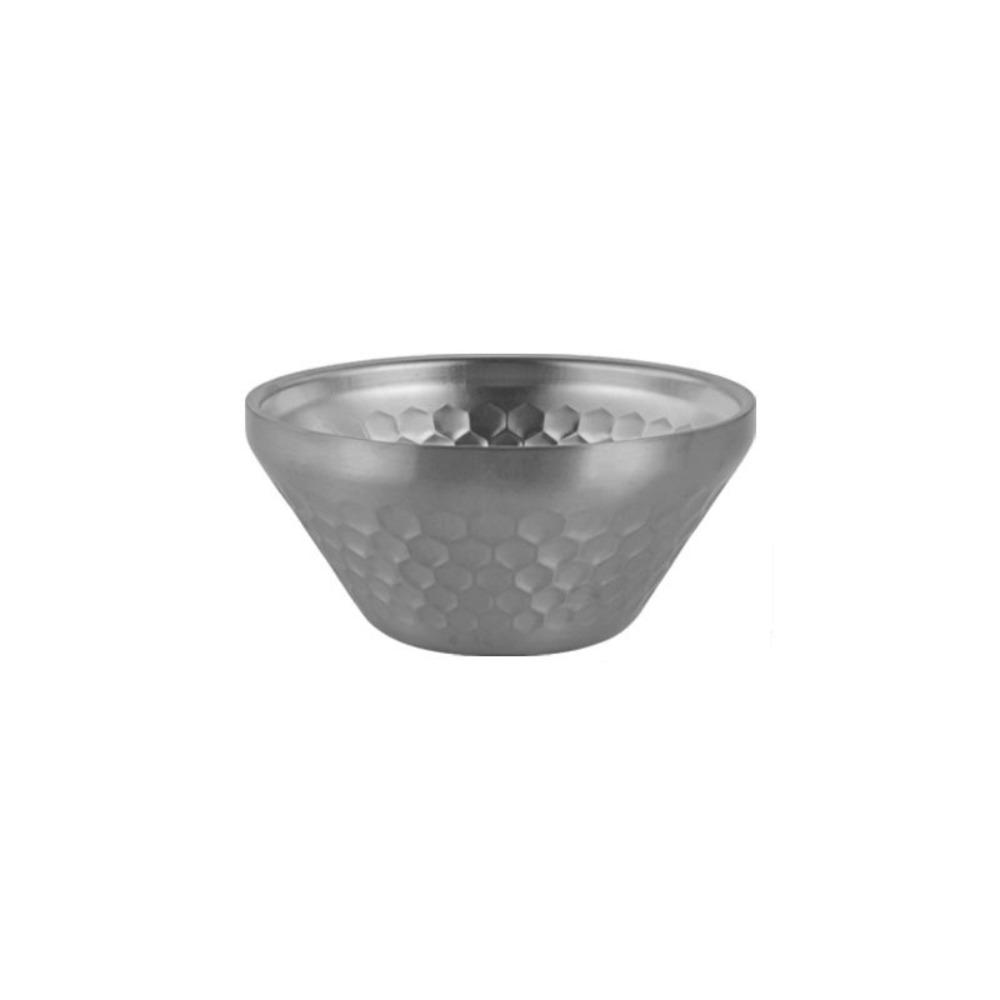 Unbreakable Salad Bowl 304 Stainless Steel Fruit Bowl Mini Conical Bowl Insulated Bowl Hotpot