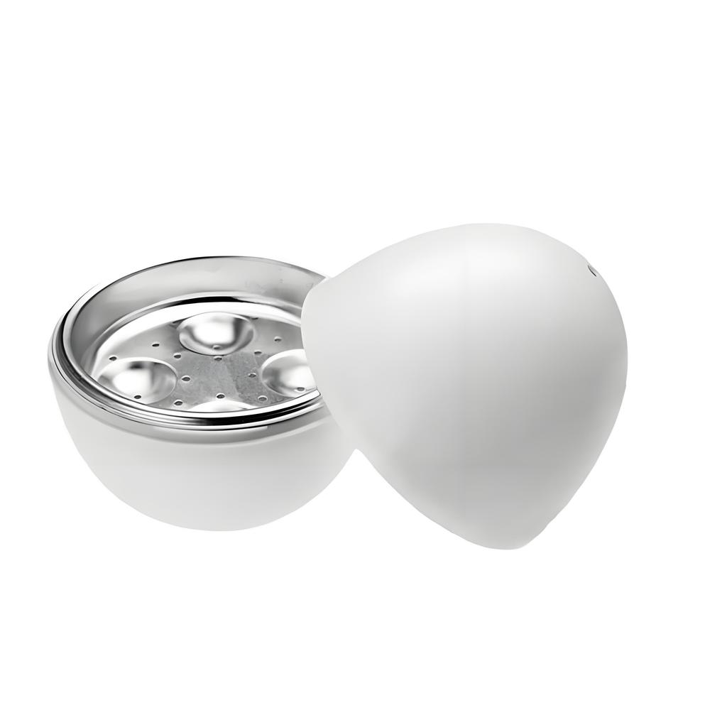 Capacity for 4 Eggs Microwave Egg Steamer Boiler Cooker Easy Quick 5 Minutes Hard Or Soft Boiled Kitchen Cooking Tools