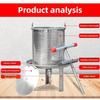Бытовой пищевой нержавеющий пресс для меда Портативная медогонка Маленькая машина для прессования меда