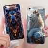 Для iPhone 5 5 SE (2016) 4 4s Крутой чехол для телефона с узором Дракон и Тигр Для iPhone5 iPhone4 Мягкие силиконовые TPU чехлы