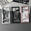 3D Змеиное покрытие Мягкий силиконовый чехол для телефона для Samsung S25 Ultra и других - Ударопрочный, Полый дизайн в нескольких цветах