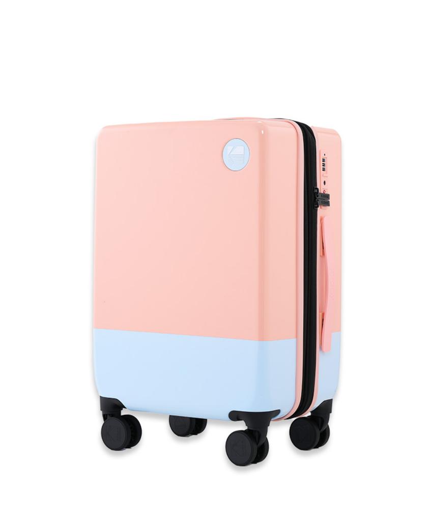 KODAKCARRIER Smart Suitcase 20-Inch Pink Sky Blue