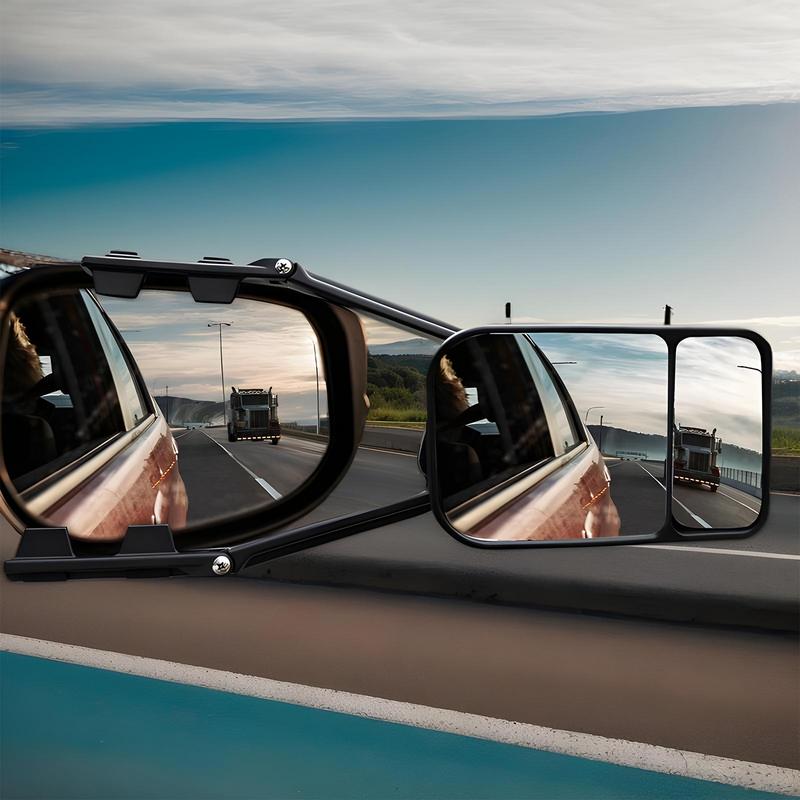 Mirror Extenders For Towing Adjustable Truck Extension Mirror 360 Degree Rotation Vibration-resistant Towing Accessories For