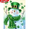 5d Diy Diamond Embroidery Snowman Diamond Painting Winter Cross Stitch