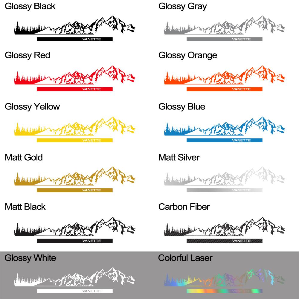 Боковые наклейки для автомобиля Nissan Vanette C22 Nomad S21 Van Camper графика в горном стиле Декор наклейка виниловая крышка авто