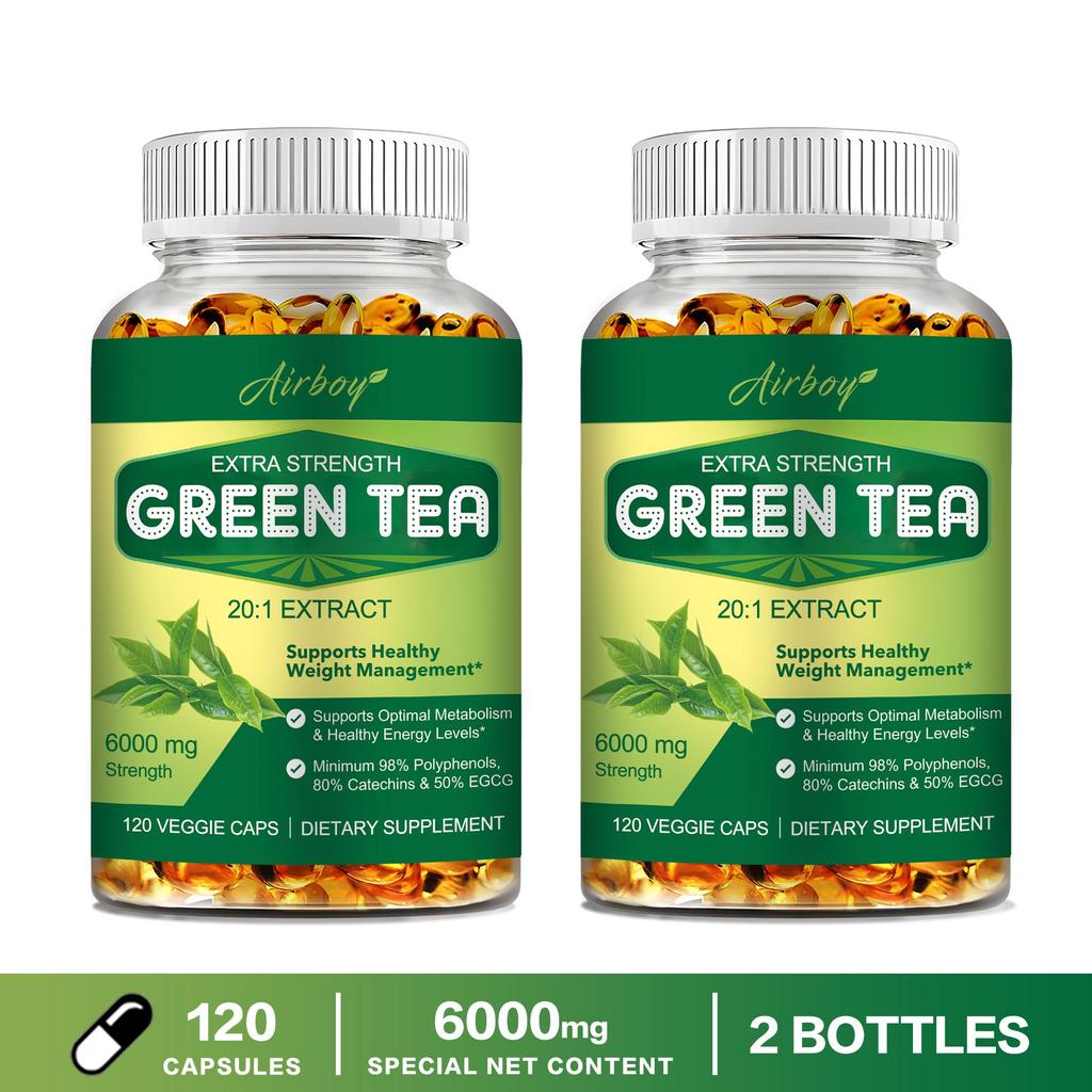 Airboy - Green Tea Extract Capsules - Energy