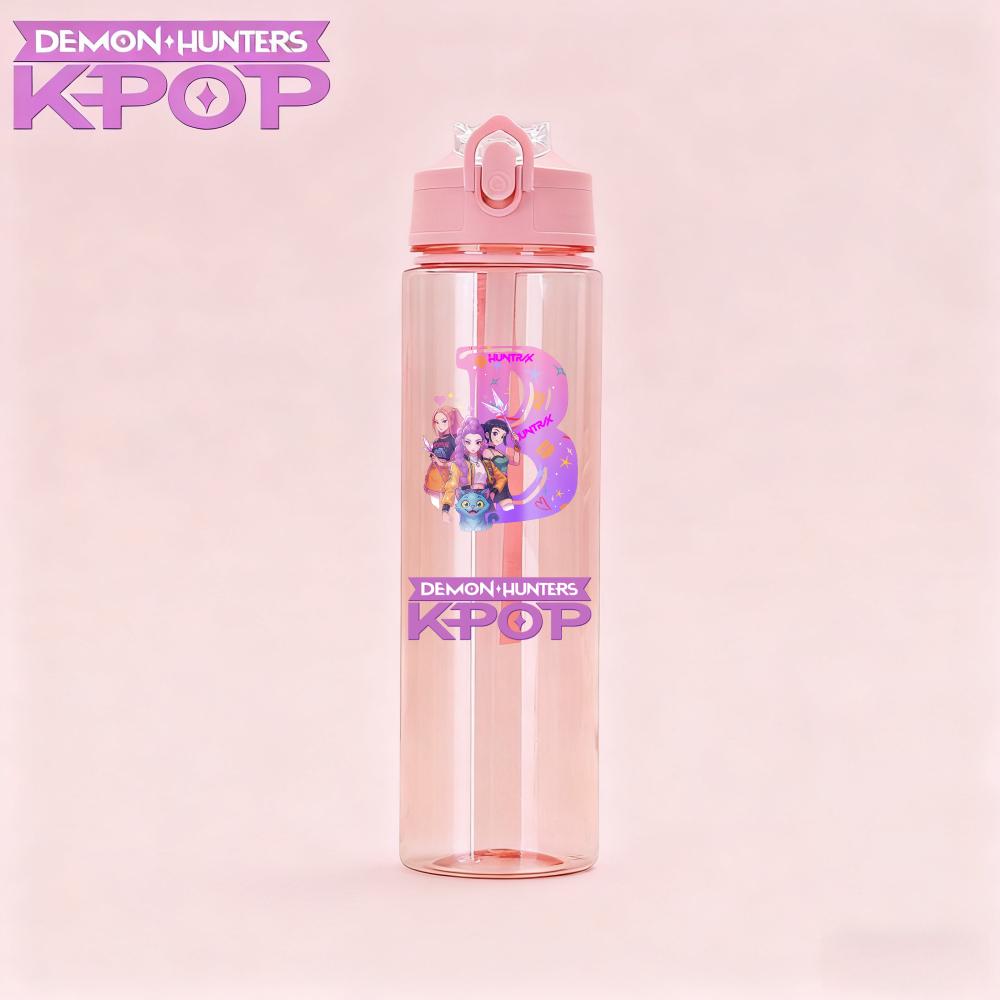 KPop Охотники на демонов Стакан для воды Кавайи Аниме Бутылка для питья Huntrix Rumi Mira Zoey Спортивный шейкер Напитки Подарки Безопасно для детей Развлекательный Веселый Игра Безопасный