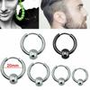 2 шт., круглые серьги-кольца в стиле панк, серьги-кольца для женщин и мужчин, маленькие обручи, тонкие круглые серьги с пряжкой для ушей, кольца на козелок, кольца в носу Oreja