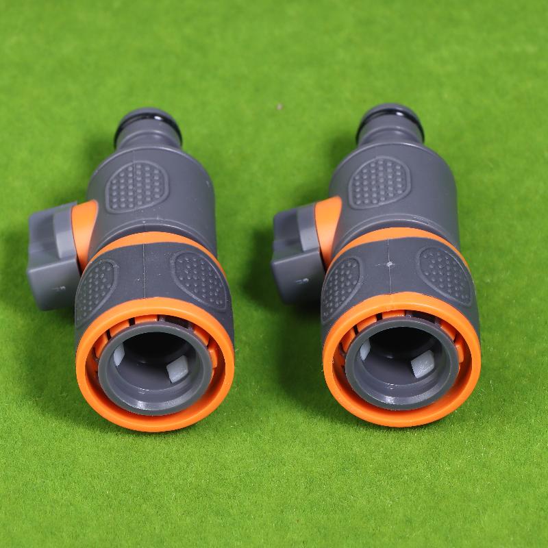 3Pcs Quick Connect Garden Hose Adapter With Ball Valve Fits 1/2", 3/8", & 3/4" Etc Hose Quick Connectors For Garden/Car Washing