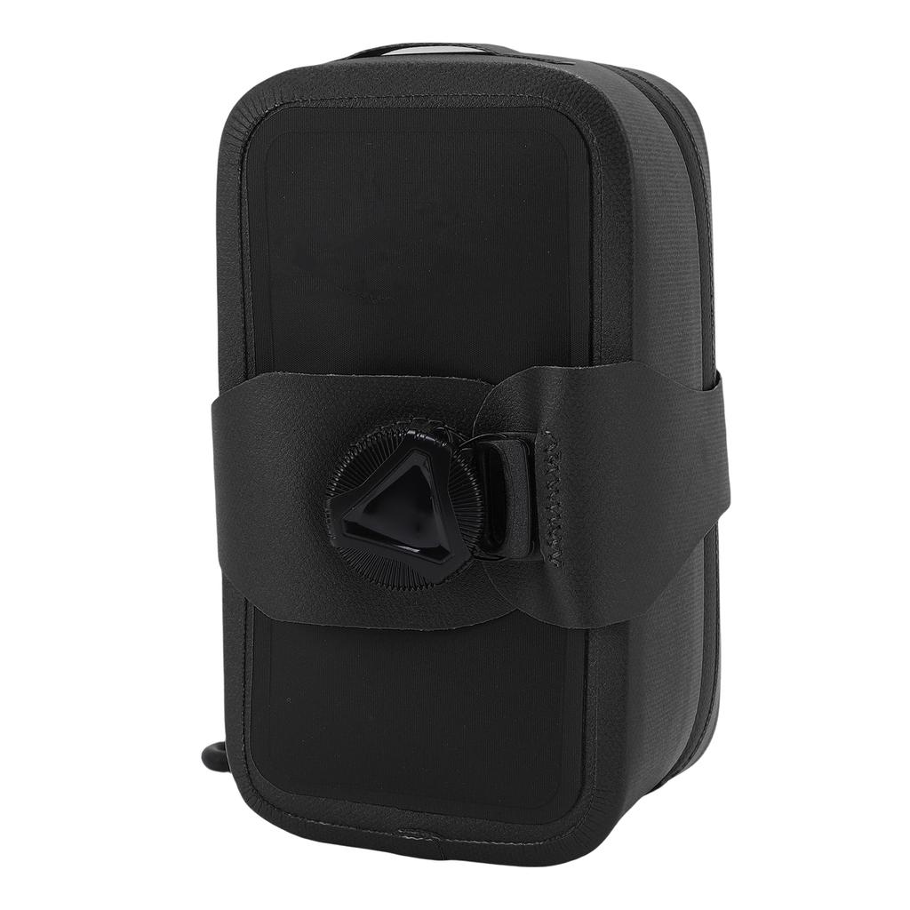 Bike Seat Bag Waterproofing Under Seat Cycling Storage Pouch Saddle Bag for Small Items Storage Black