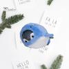 Keychain Pendant Decorative Plush Stuffed No Odor Stainless Chain Bag Decoration Soft Touch Whale Penguin Seal Keychain Plush Doll Car Decor Stuff