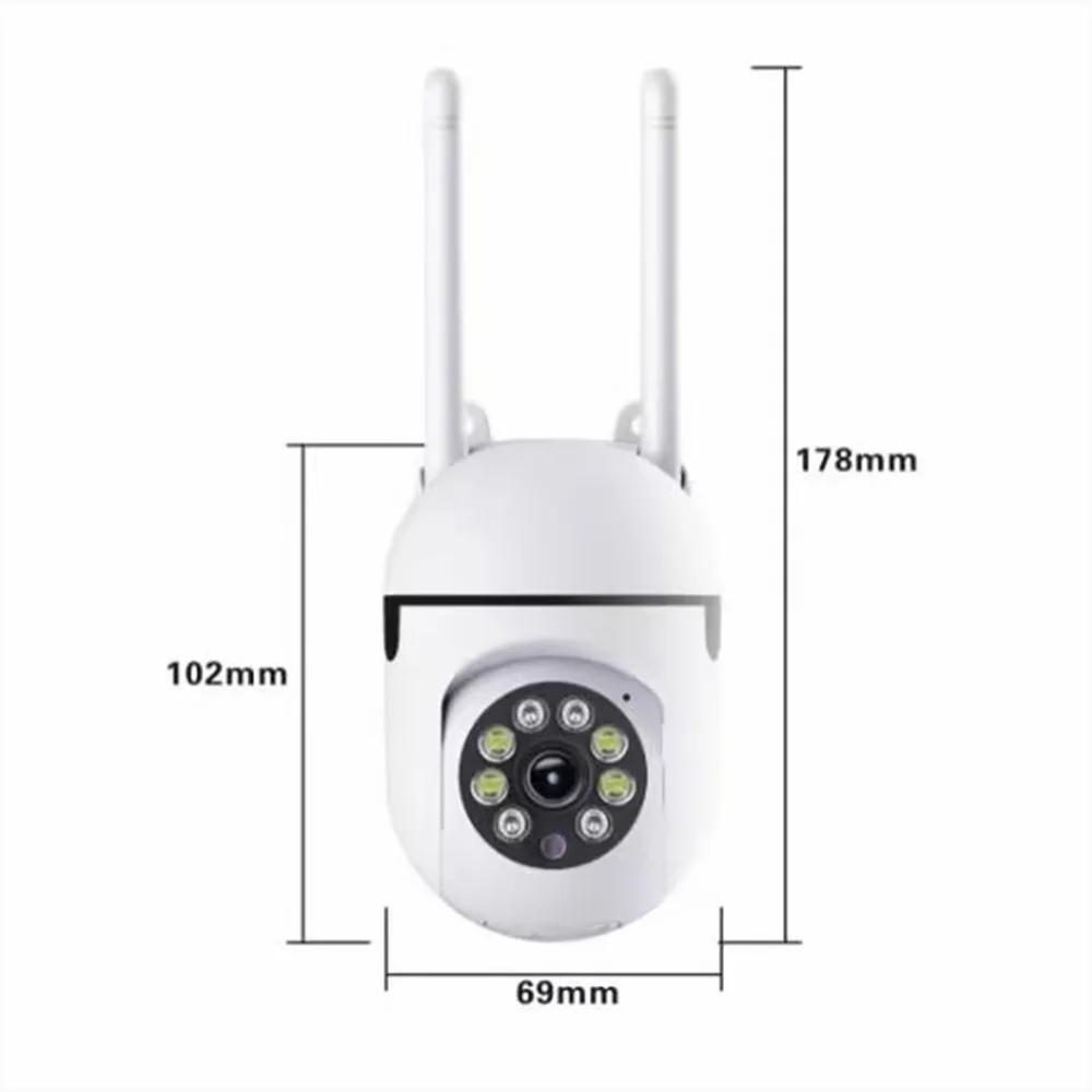 5Pcs 5MP WiFi Camera 2.4G Security Surveillance PTZ IR Night Vision Motion Detection Home Security Camera with 2 Antennas for Child