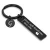 New 26 Initial Letter Men Women Boyfriend Husband Key Chain Birthday Christmas Gifts