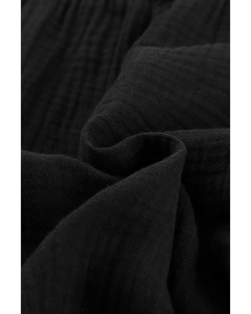 Azura Exchange Фактурные брюки-клеш с оборками