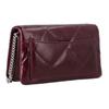 Tory Burch Kira Front Logo Diamond Pattern Leather Crossbody Mini Bag Women Bags Burgundy 174393-500