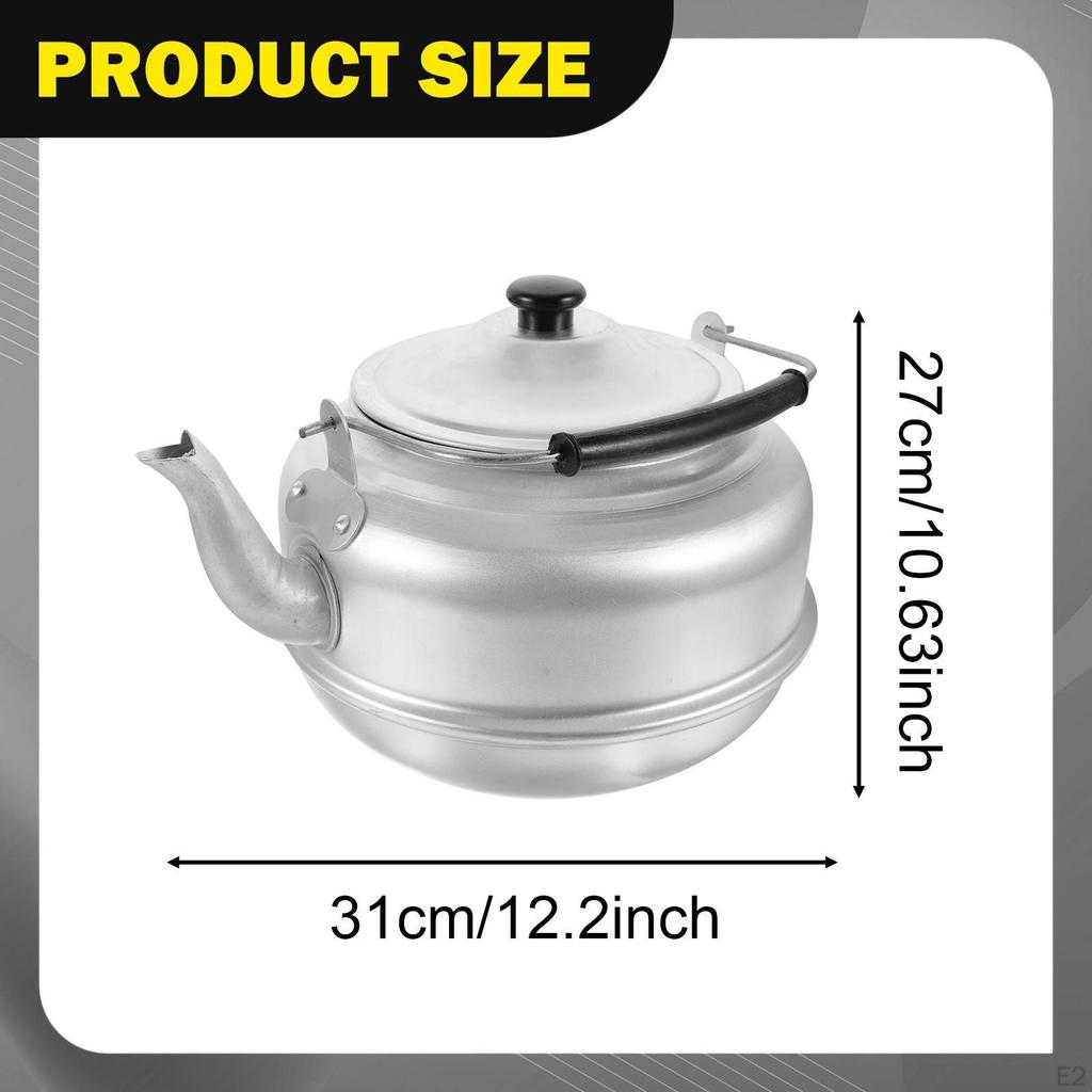 Household Teapot Water Kettle Large Capacity Cookware Tea Gas Stoves Teakettle for Camping