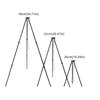 3 Section Camping Cooking Tripod Foldable Camping Kitchenware Tripod  Barbecue Grills