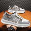 Повседневная парусиновая обувь мужская весенняя новая мужская обувь нишевая уличная универсальная на платформе с низким верхом спортивная обувь