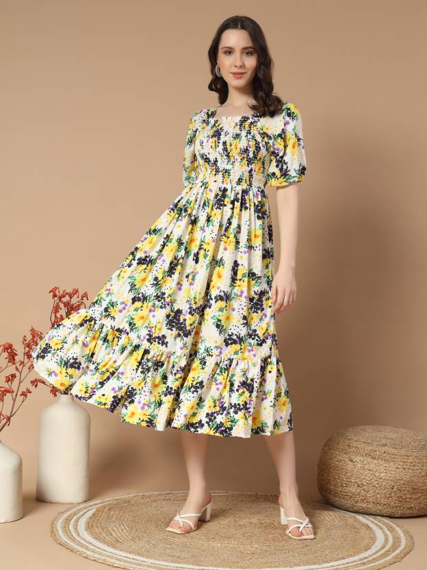 Женское черное платье с завышенной талией, длиной до середины икры, платье-курта, верхняя туника