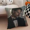 JJoe Manganiello Cushion Cover Throw Pillow Cover Hidden Button Durable Polyester Chair Cushion