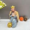 Статуэтка молящегося на коленях Молящаяся фигурка Креативная коллекция Декоративная скульптура Настольное украшение